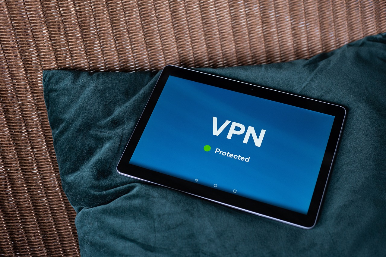 vpn network security blue